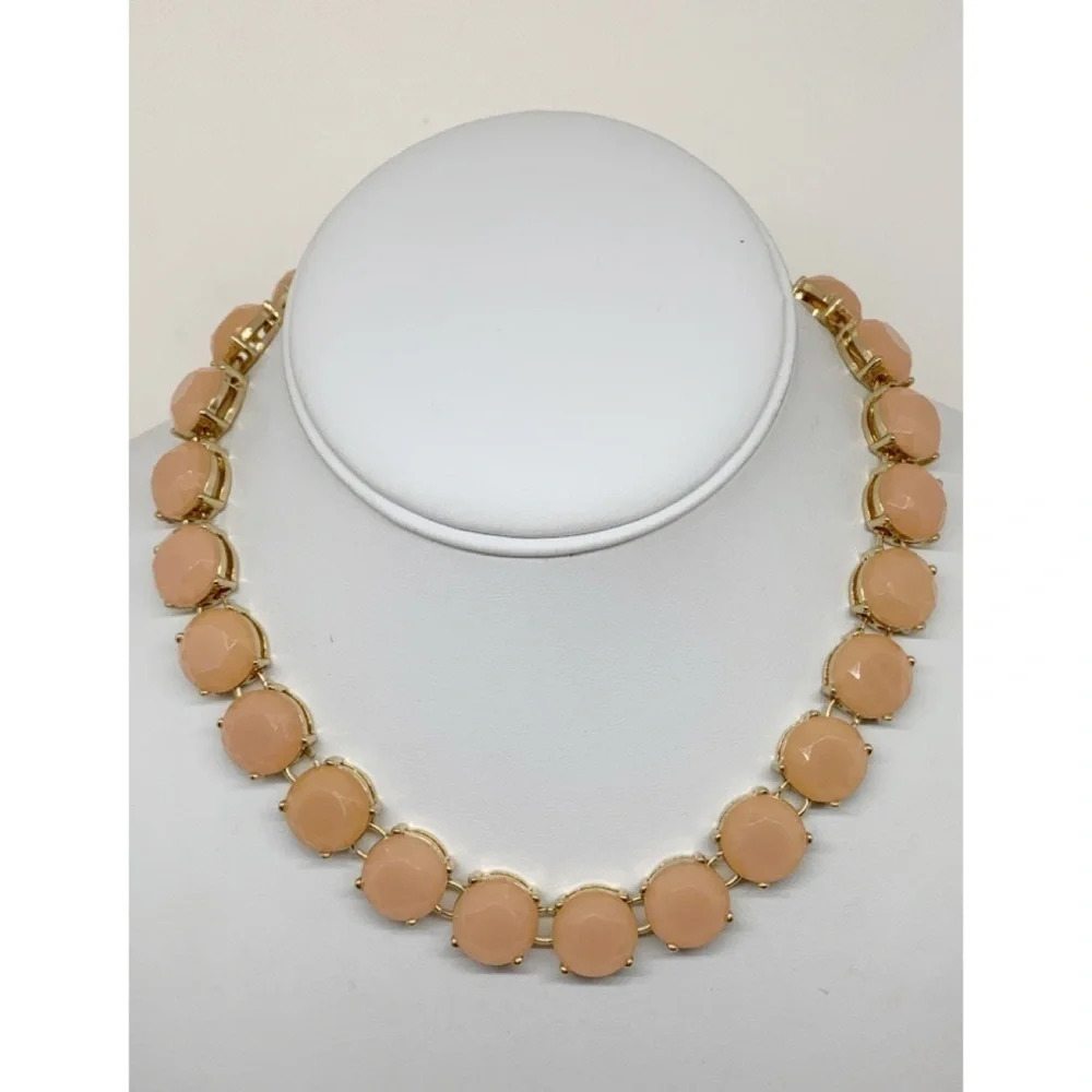 J. Crew Peach Gumdrop Necklace